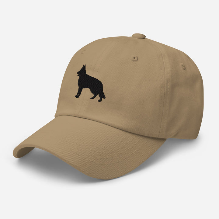 German Shepherd Silhouette Embroidered Hat