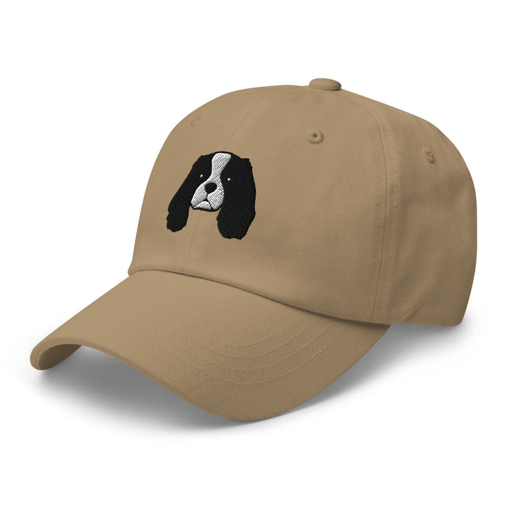 Cavalier King Charles Spaniel Head (Black & White) Embroidered Hat