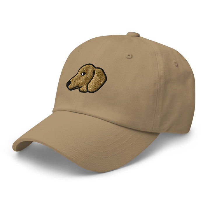 Dachshund Head (Red/Cream) Embroidered Hat