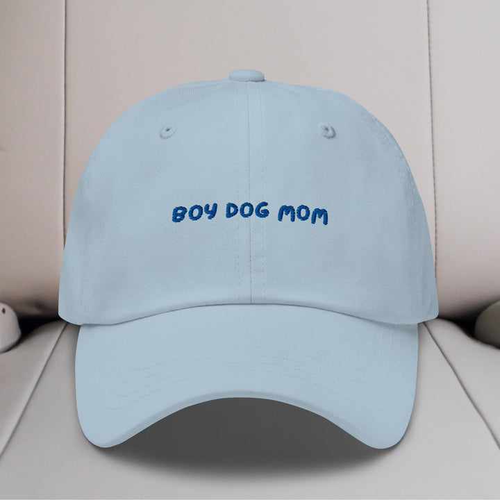 Boy Dog Mom Embroidered Hat