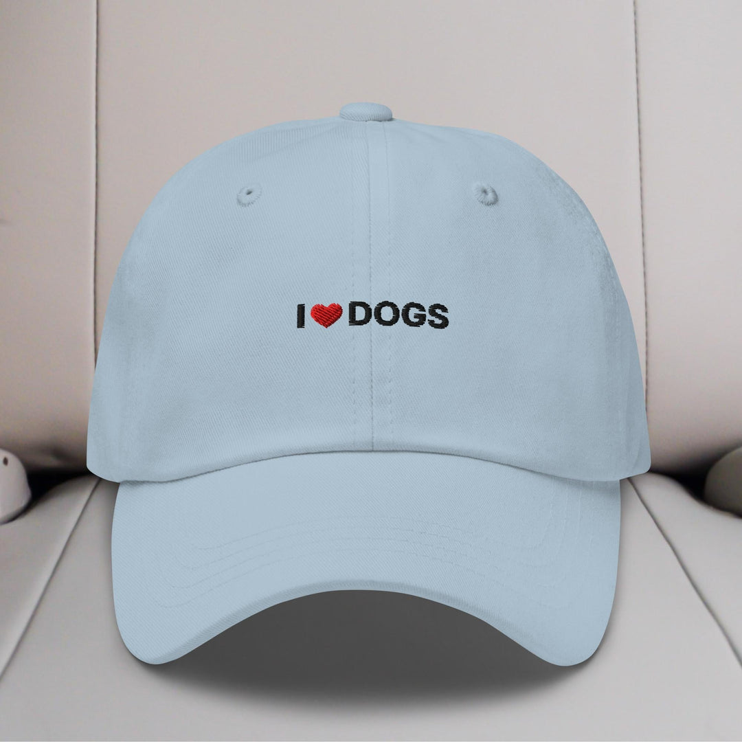 I Love Dogs Embroidered Hat
