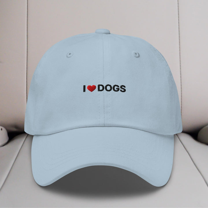 I Love Dogs Embroidered Hat