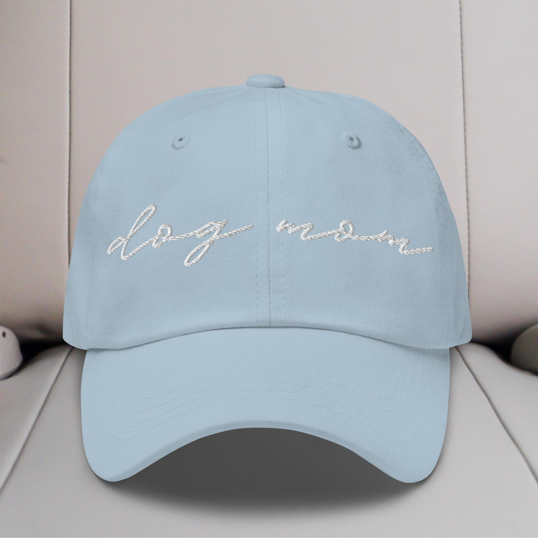 Dog Mom Script Embroidered Hat