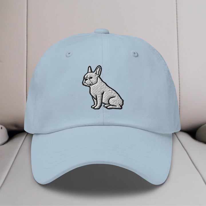 French Bulldog Sit Embroidered Hat