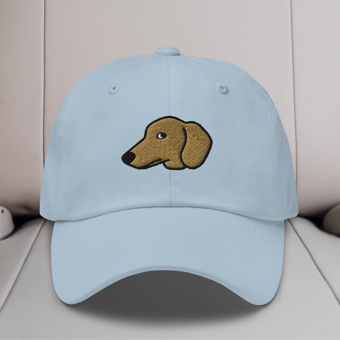 Dachshund Head (Red/Cream) Embroidered Hat