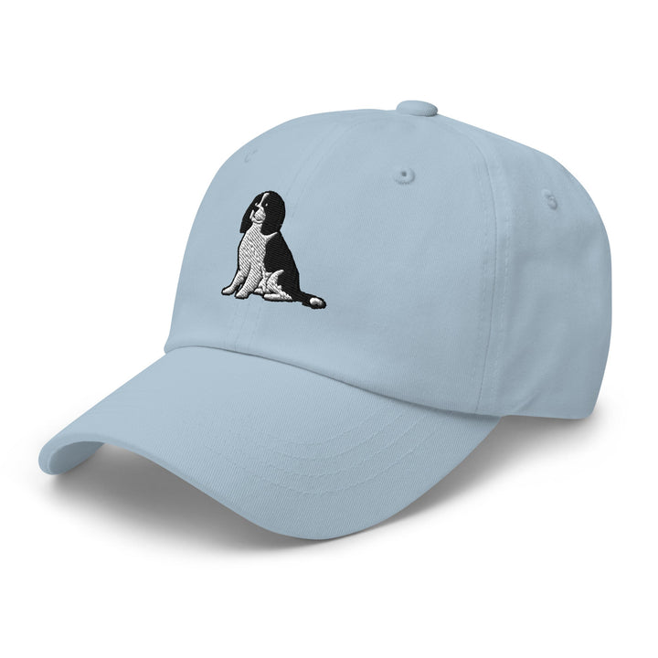 Cavalier King Charles Spaniel Sit (Black & White) Embroidered Hat