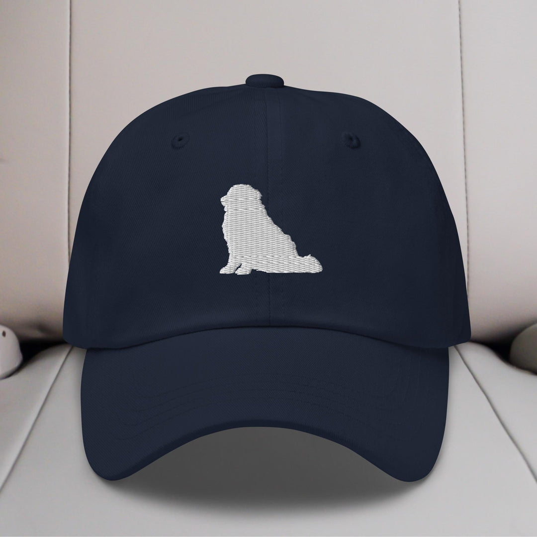 Bernese Mountain Dog Silhouette Embroidered Hat