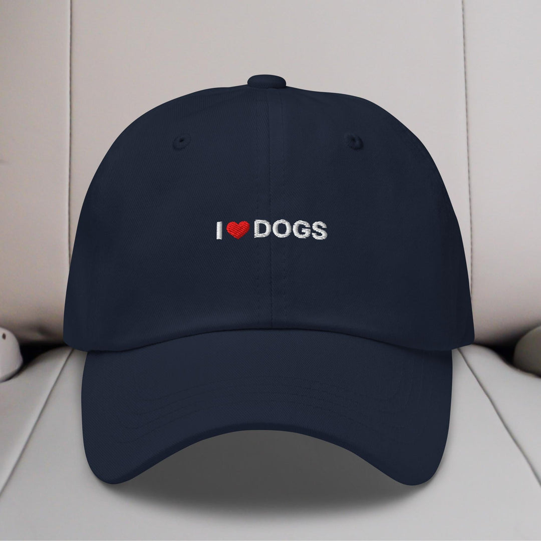 I Love Dogs Embroidered Hat