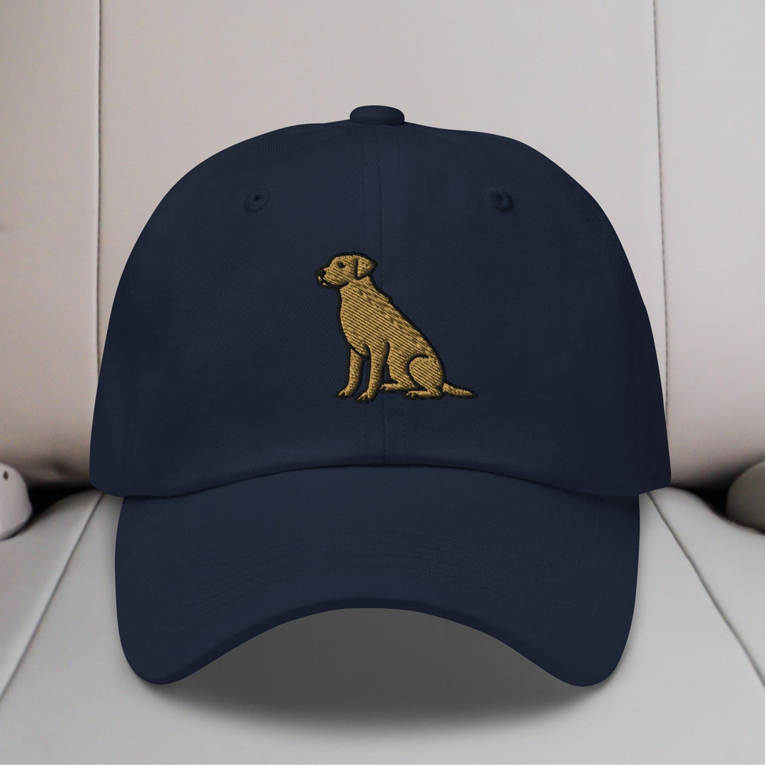 Labrador Retriever Sit Embroidered Hat