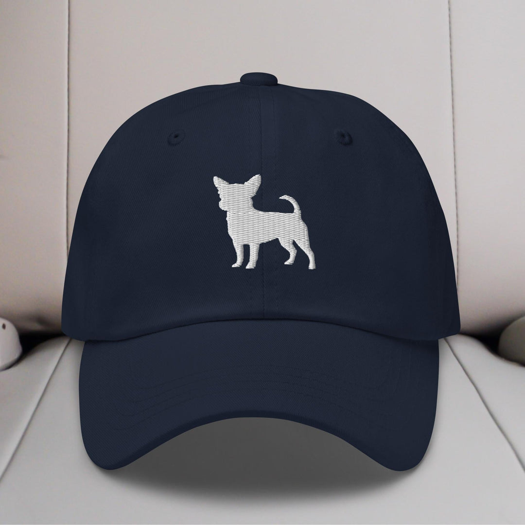 Chihuahua Silhouette Embroidered Hat
