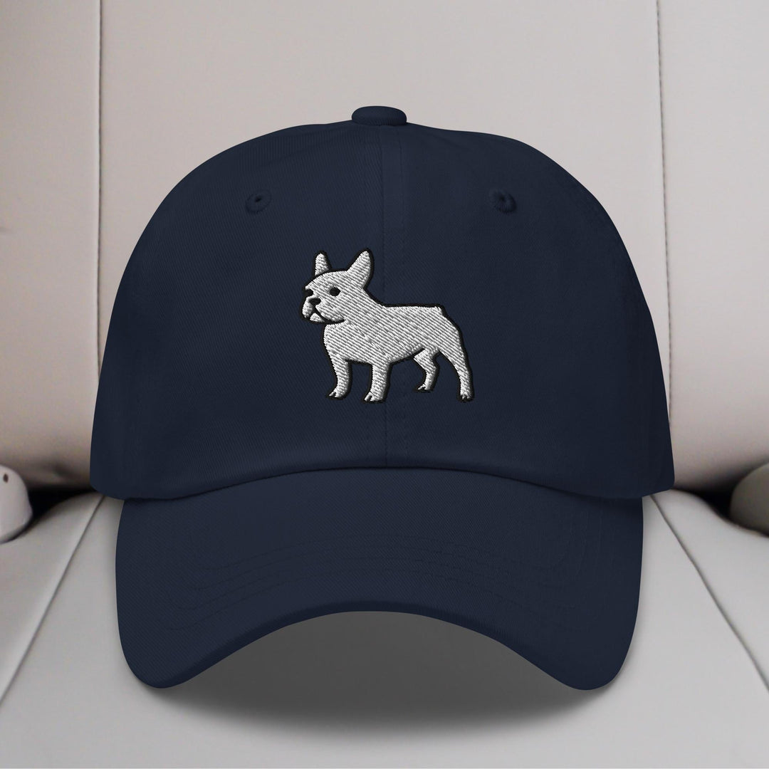 French Bulldog (White) Embroidered Hat