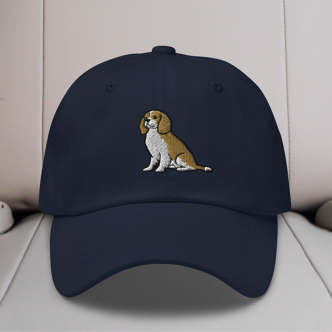 Cavalier King Charles Spaniel Sit (Blenheim) Embroidered Hat