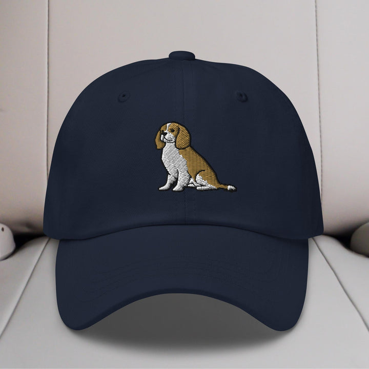 Cavalier King Charles Spaniel Sit (Blenheim) Embroidered Hat