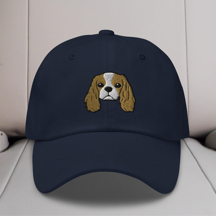 Cavalier King Charles Spaniel Head (Blenheim) Embroidered Hat