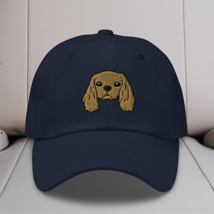 Cavalier King Charles Spaniel Head (Ruby) Embroidered Hat
