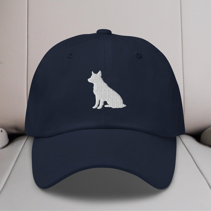 Australian Cattle Dog Silhouette Embroidered Hat