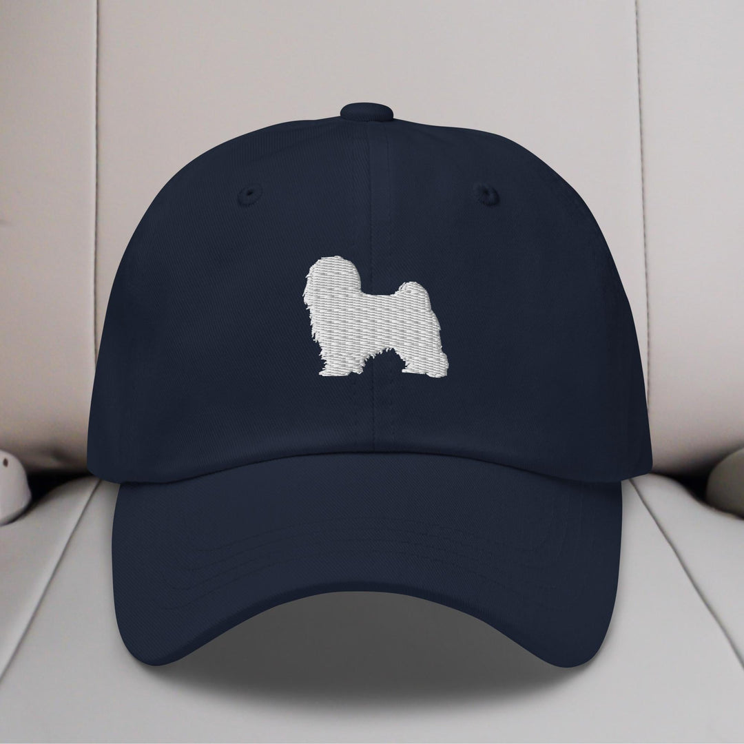 Havanese Silhouette Embroidered Hat