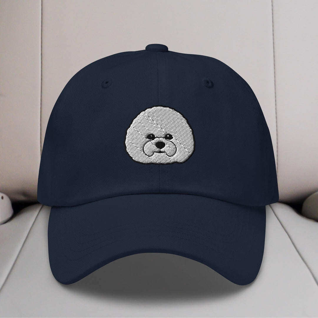 Bichon Frise Head Embroidered Hat