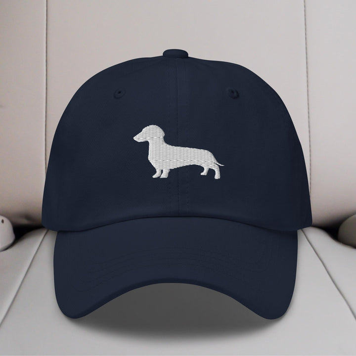Dachshund Silhouette Embroidered Hat