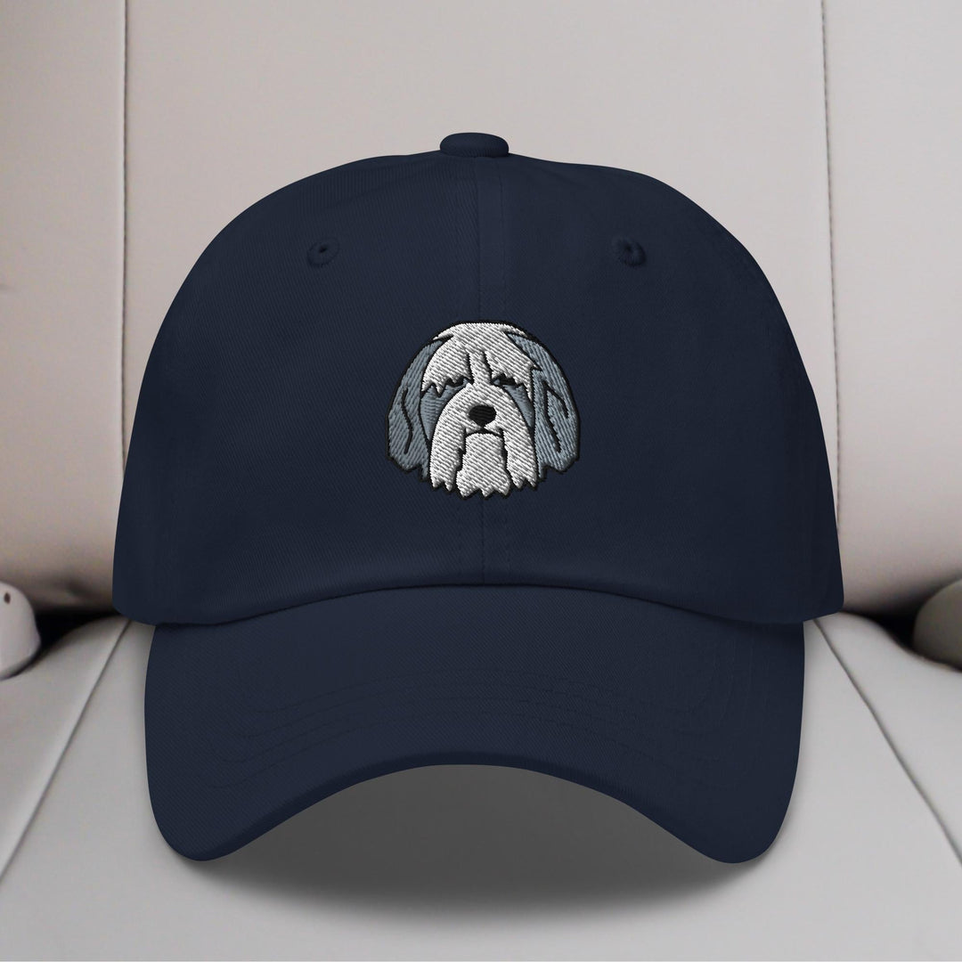 Bearded Collie Head Embroidered Hat