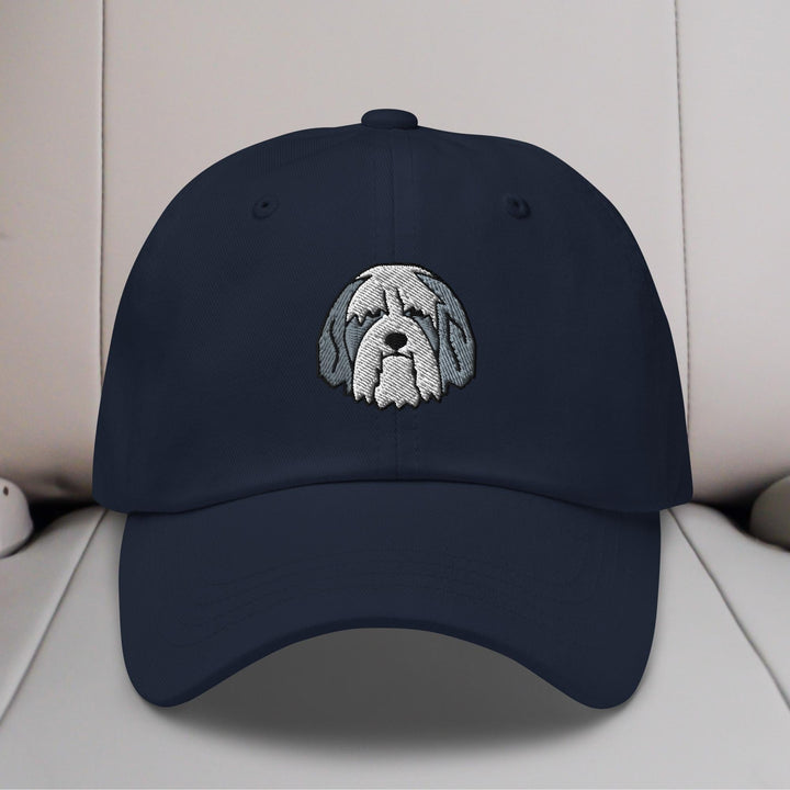 Bearded Collie Head Embroidered Hat