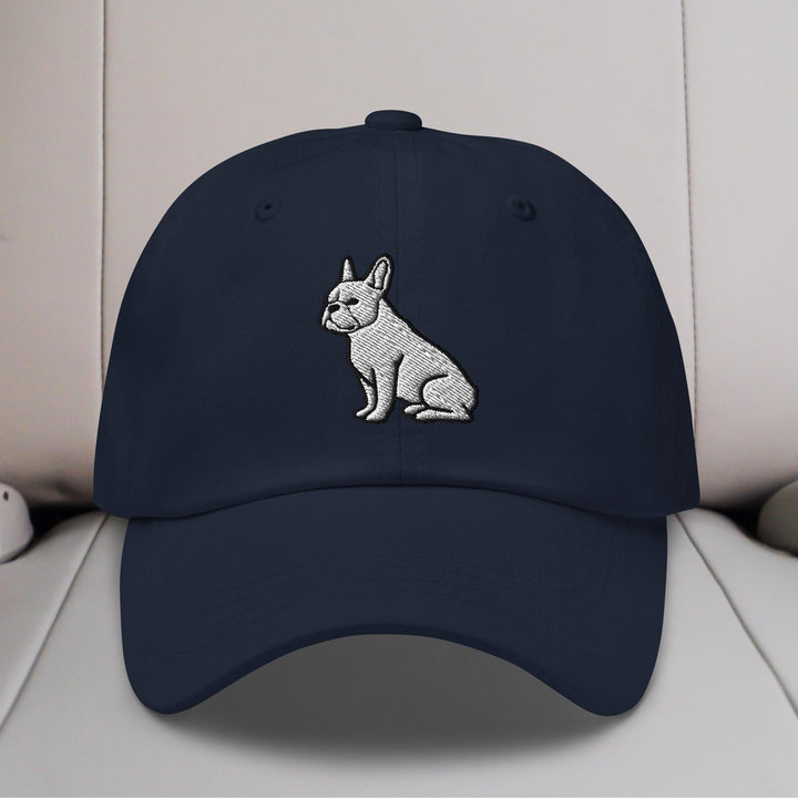 French Bulldog Sit Embroidered Hat