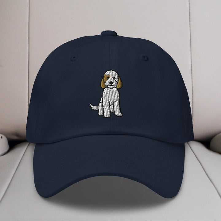 Goldendoodle (White & Gold) Embroidered Hat