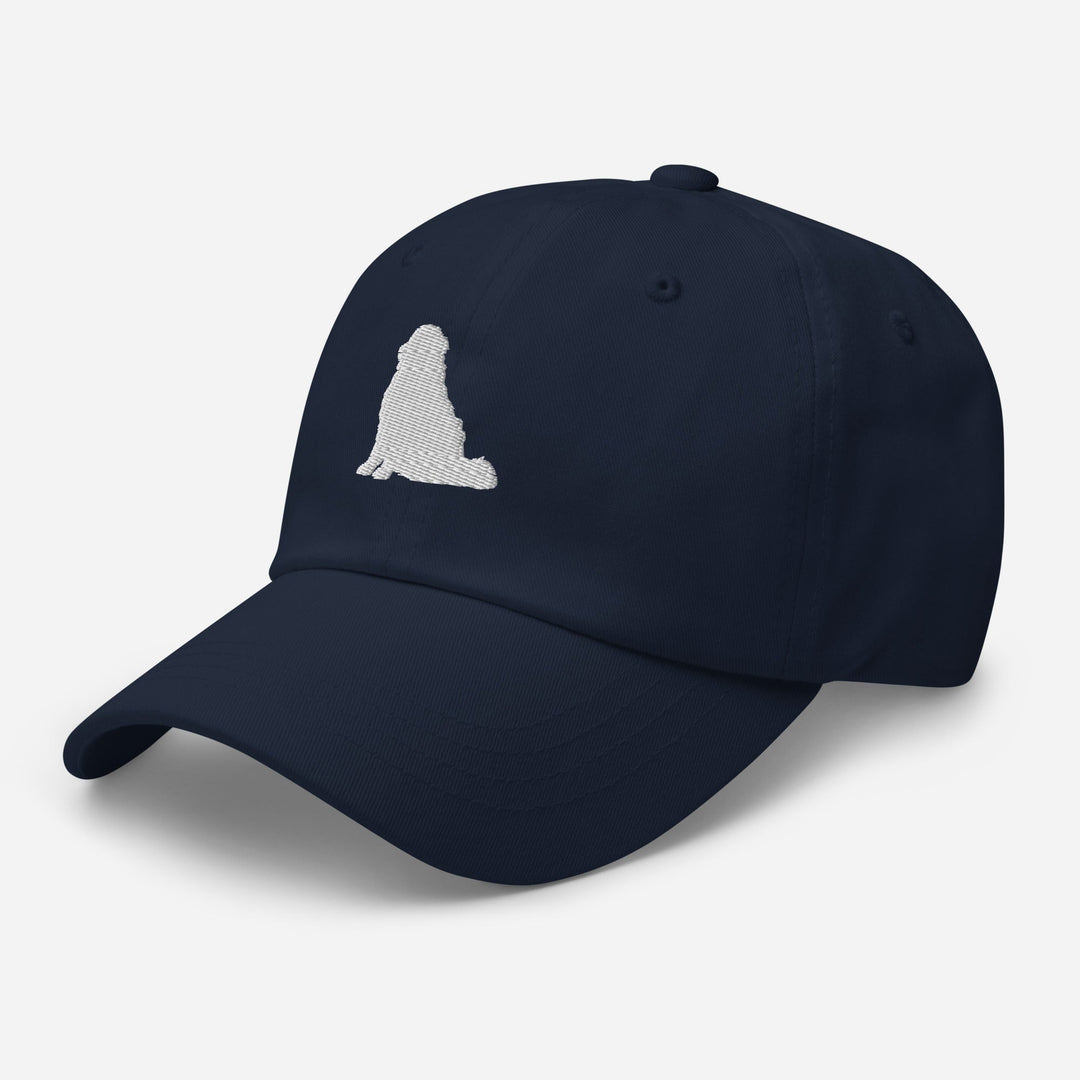 Bernese Mountain Dog Silhouette Embroidered Hat