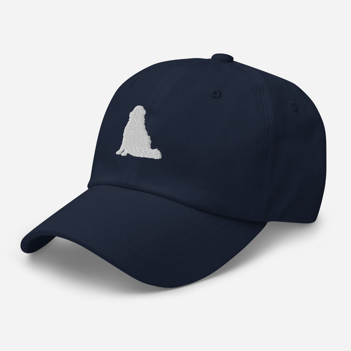 Bernese Mountain Dog Silhouette Embroidered Hat