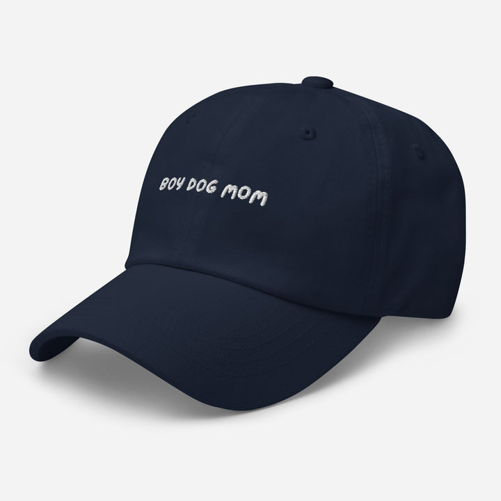 Boy Dog Mom Embroidered Hat