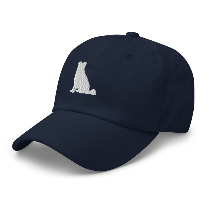 Border Collie Silhouette Embroidered Hat
