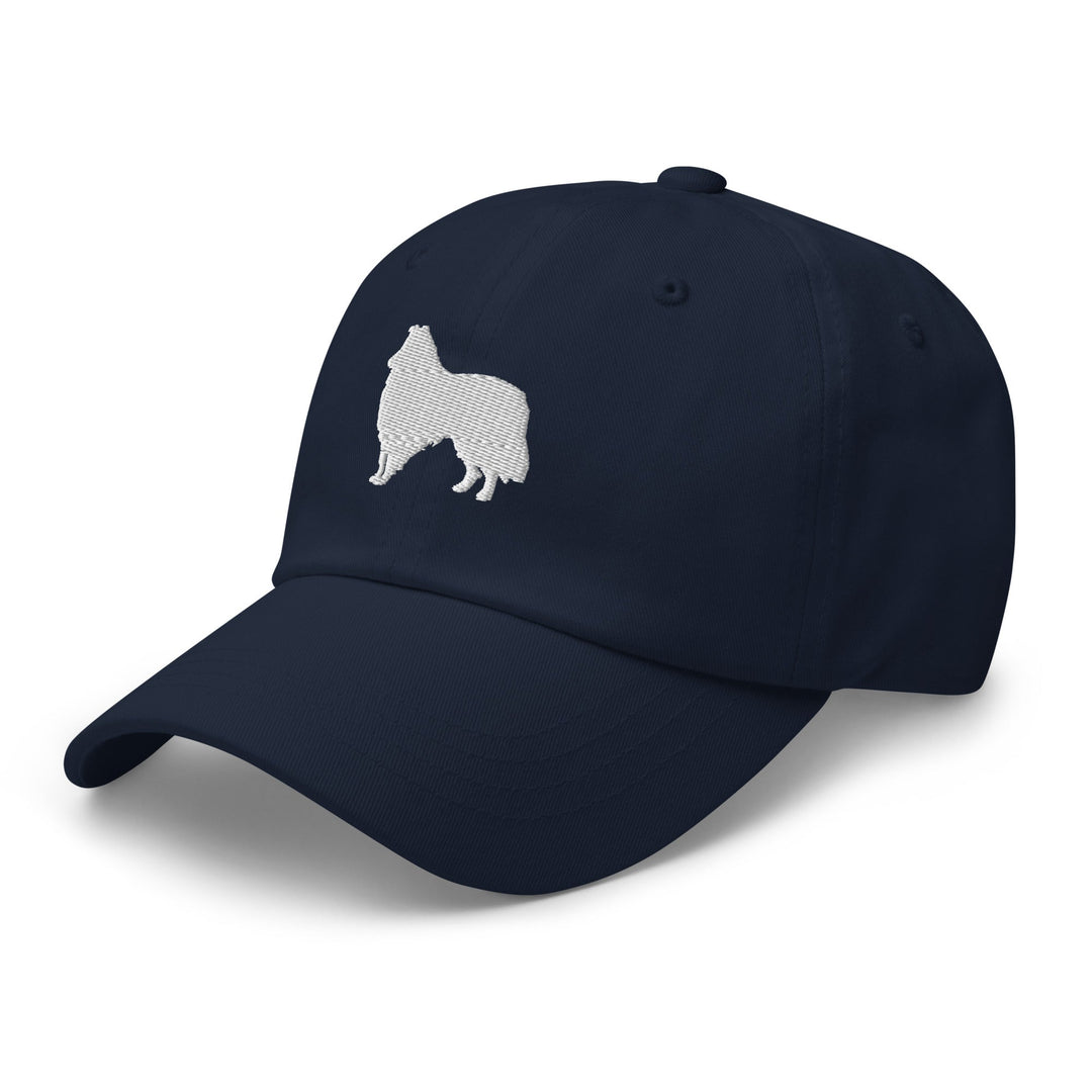Collie Silhouette Embroidered Hat