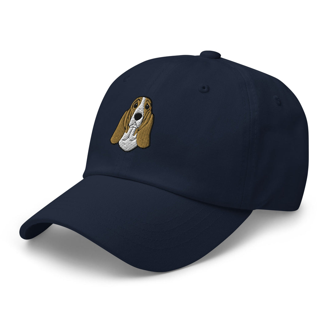 Basset Hound Head Embroidered Hat
