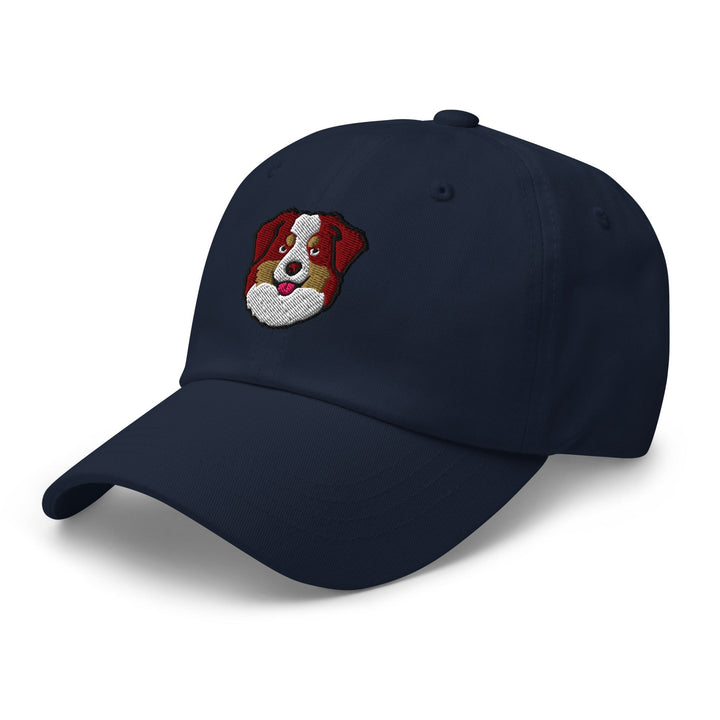 Australian Shepherd Head (Red) Embroidered Hat