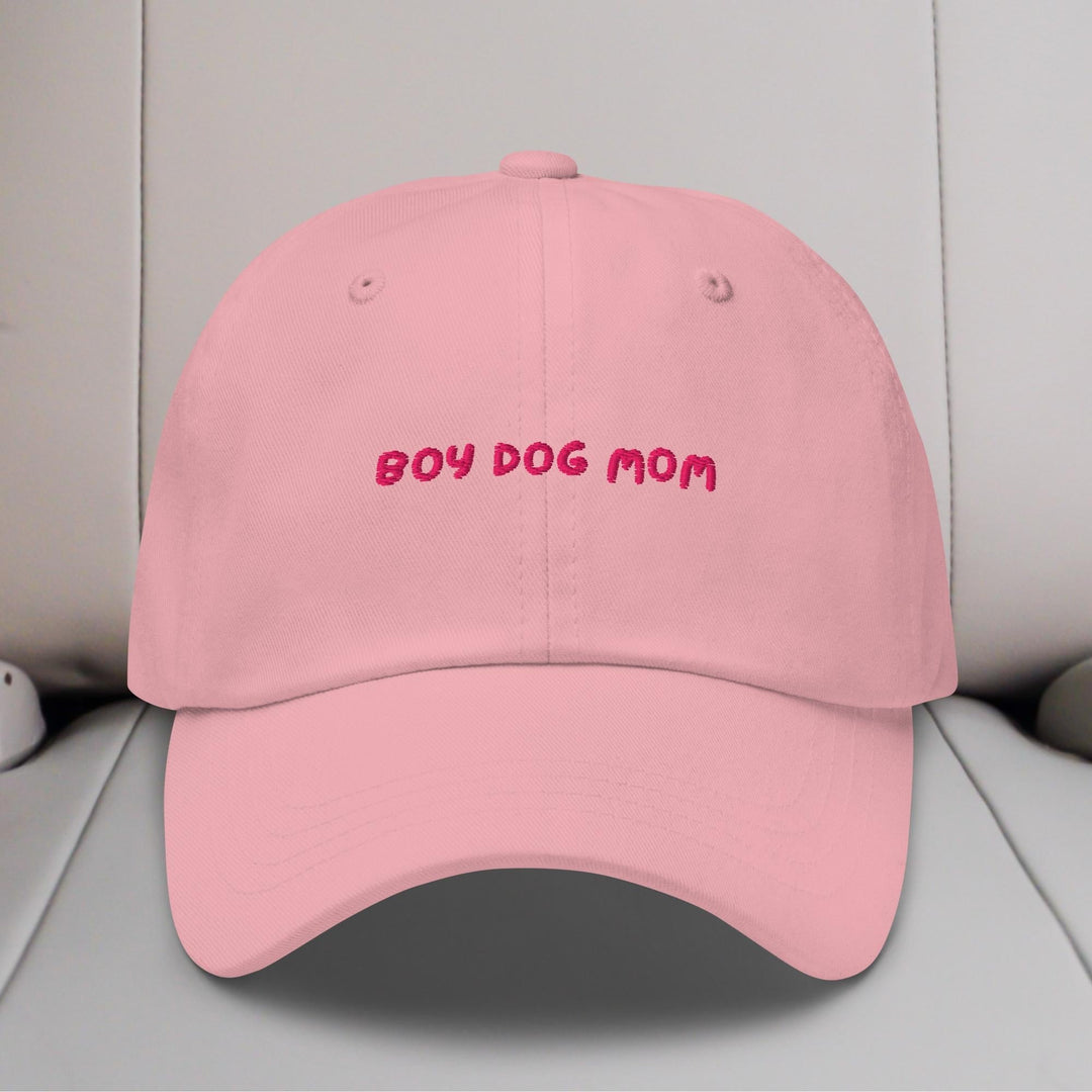 Boy Dog Mom Embroidered Hat