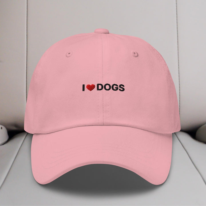 I Love Dogs Embroidered Hat