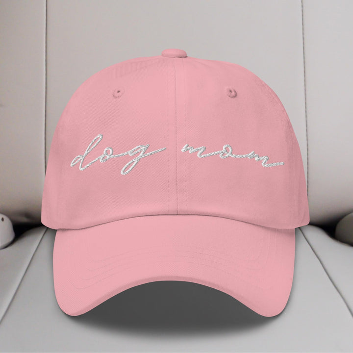 Dog Mom Script Embroidered Hat