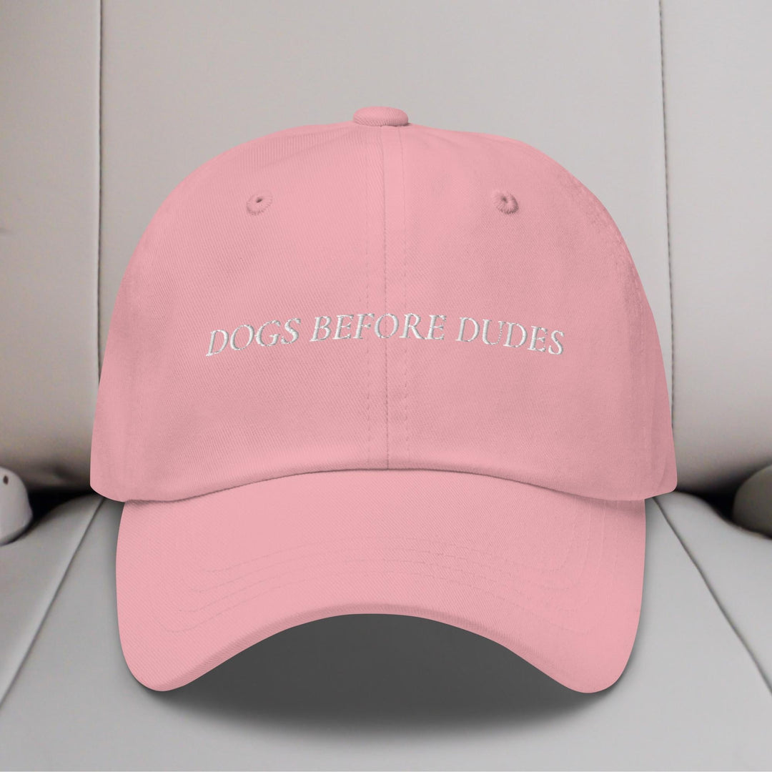 Dogs Before Dudes Embroidered Hat