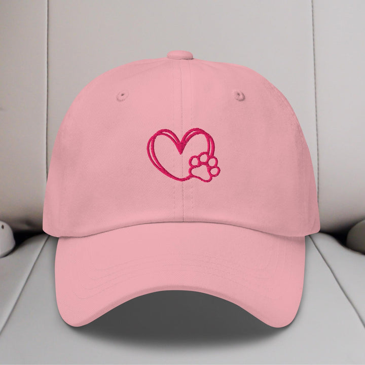Heart & Paw Embroidered Hat