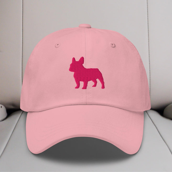 French Bulldog Silhouette Embroidered Hat