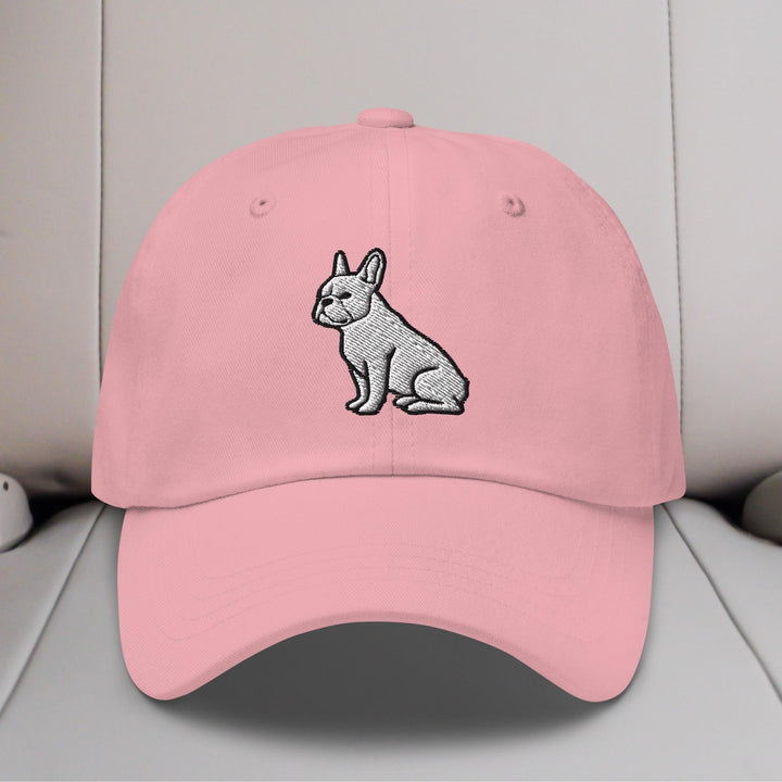 French Bulldog Sit Embroidered Hat