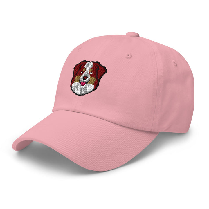 Australian Shepherd Head (Red) Embroidered Hat