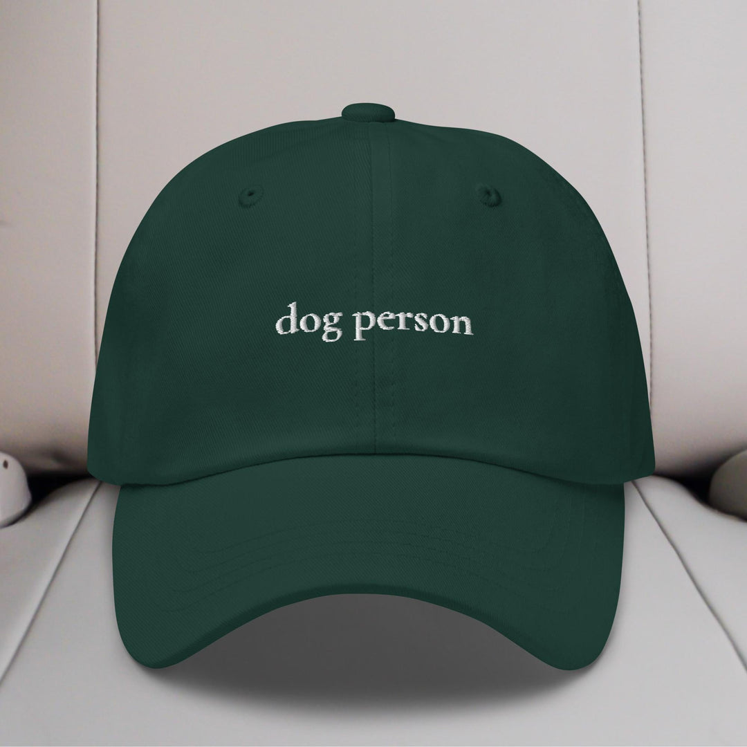 Dog Person Embroidered Hat