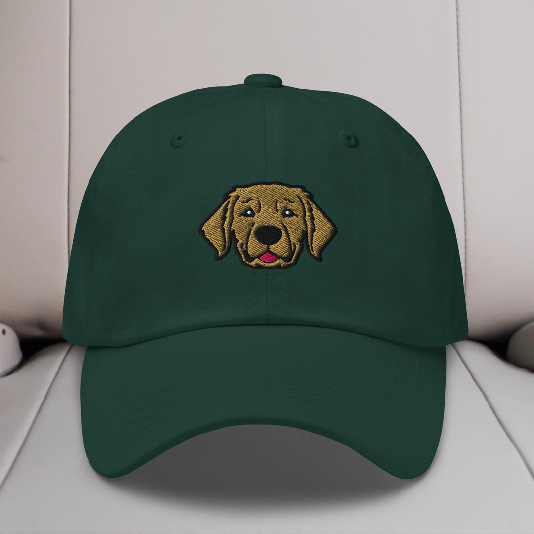 Golden Retriever Head Embroidered Hat