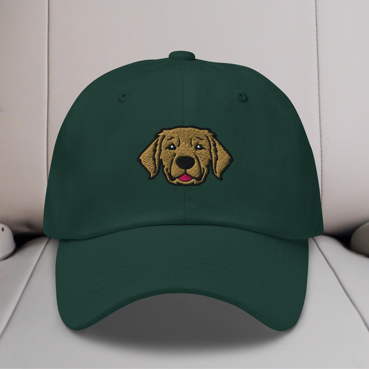 Golden Retriever Head Embroidered Hat