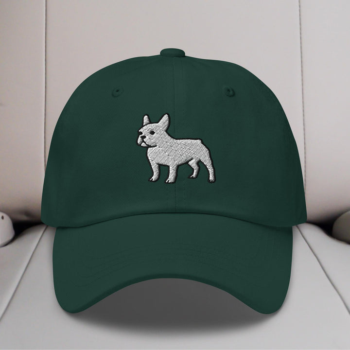French Bulldog (White) Embroidered Hat