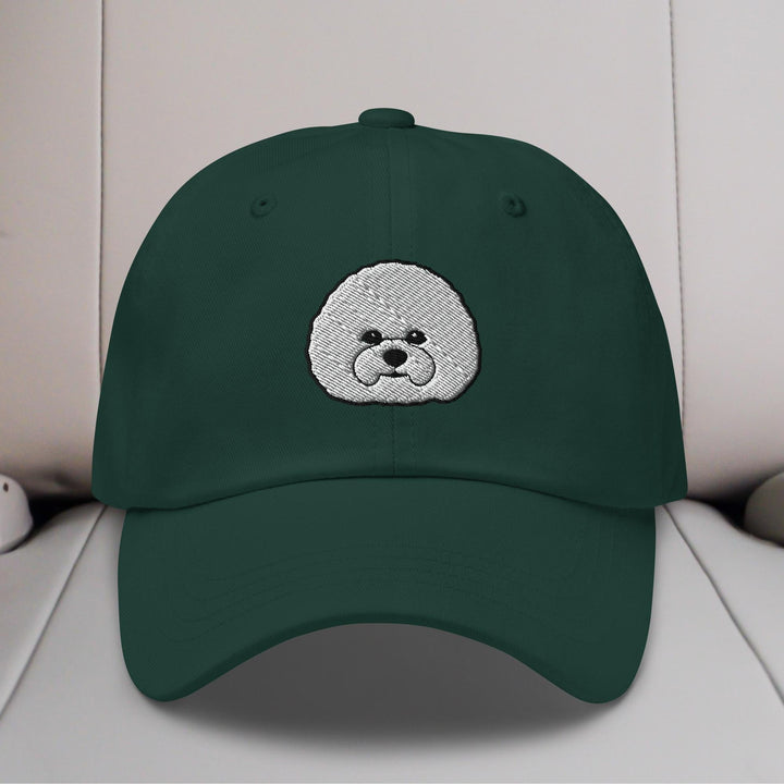 Bichon Frise Head Embroidered Hat