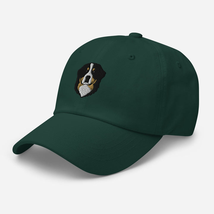 Bernese Mountain Dog Head Embroidered Hat