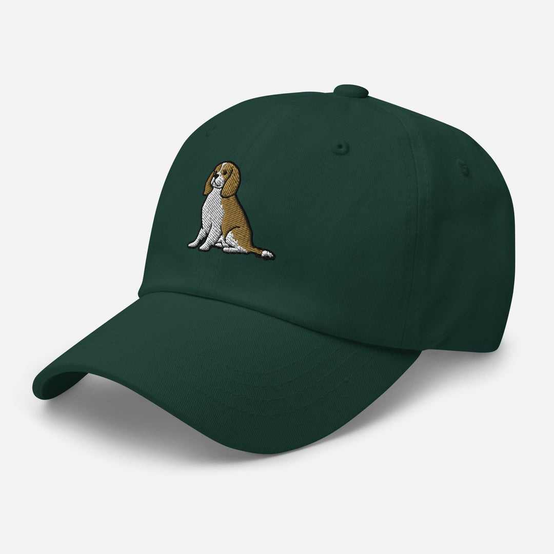 Cavalier King Charles Spaniel Sit (Blenheim) Embroidered Hat