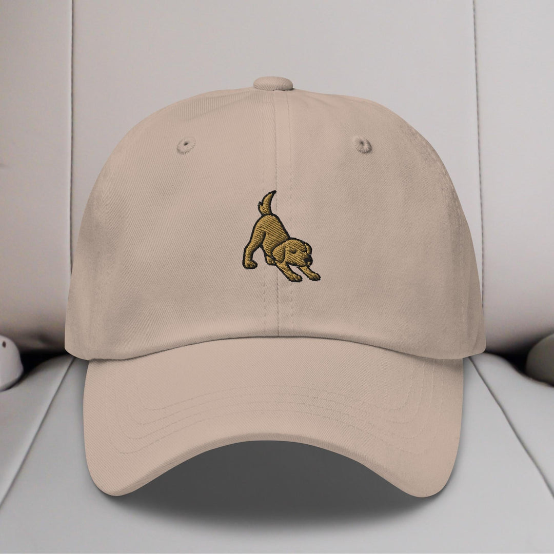 Downward Dog Embroidered Hat